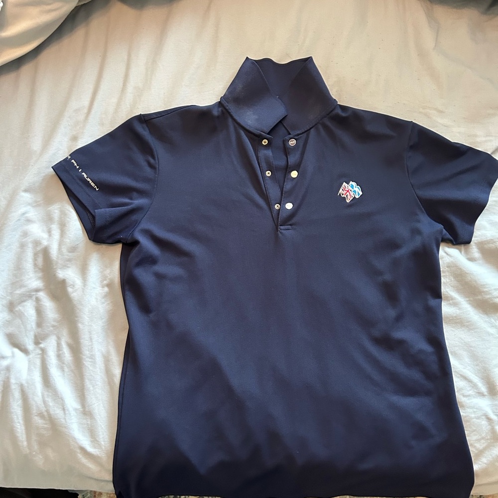 RLX Navy Blue Polo Shirt Frederica Golf Club